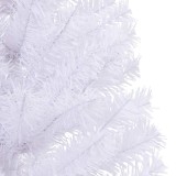 Tekojoulukuusi 120 cm, valkoinen, 150 punaista LED-valoa, USB-virtalähde