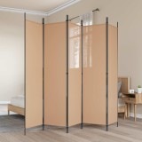 Huonejakaja beige kangas 250 x 200 cm